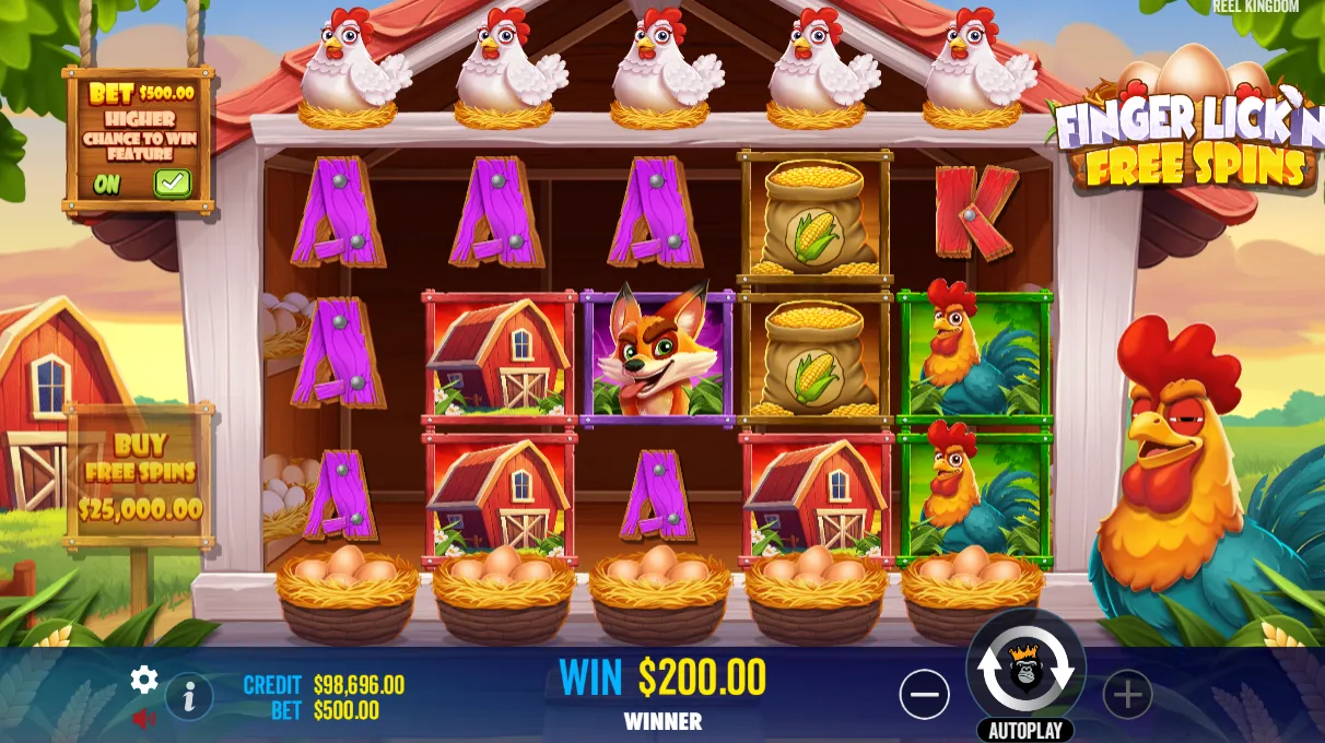 Finger Lick'n Free Spins