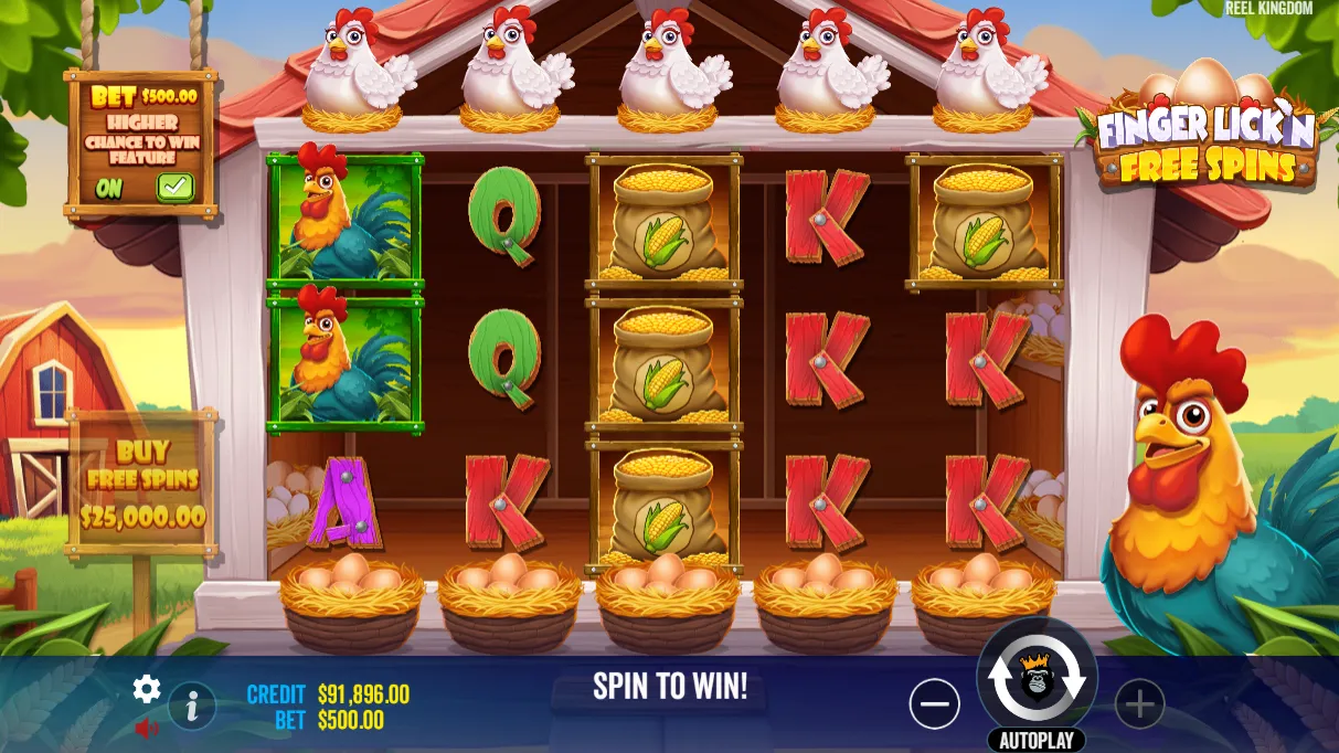 Finger Lick'n Free Spins Slot